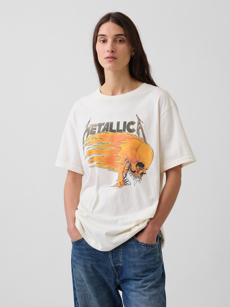 Metallica Relaxed Graphic T-Shirt