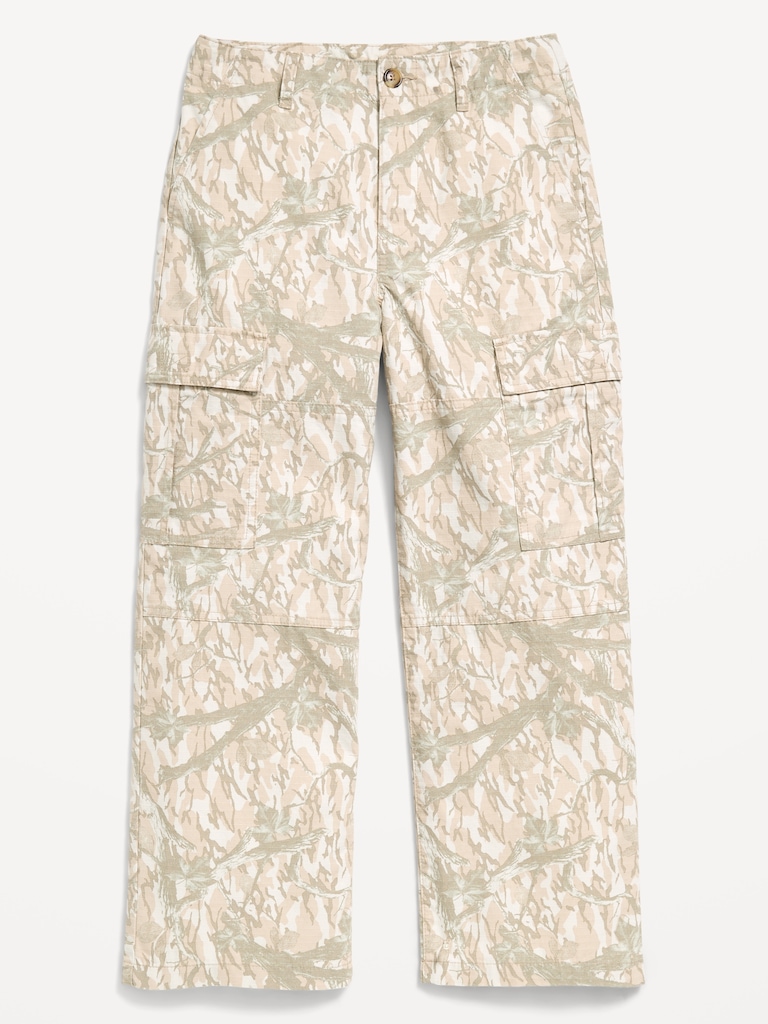 Baggy Cargo Ripstop Pants for Boys
