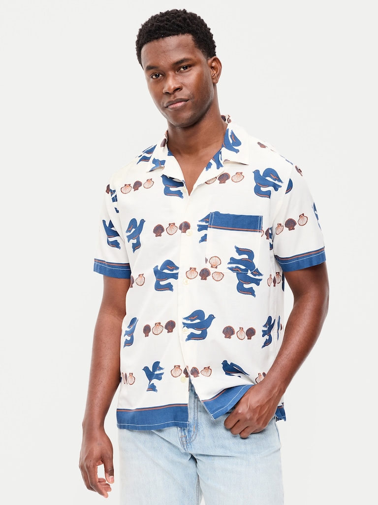 Short-Sleeve Camp Shirt