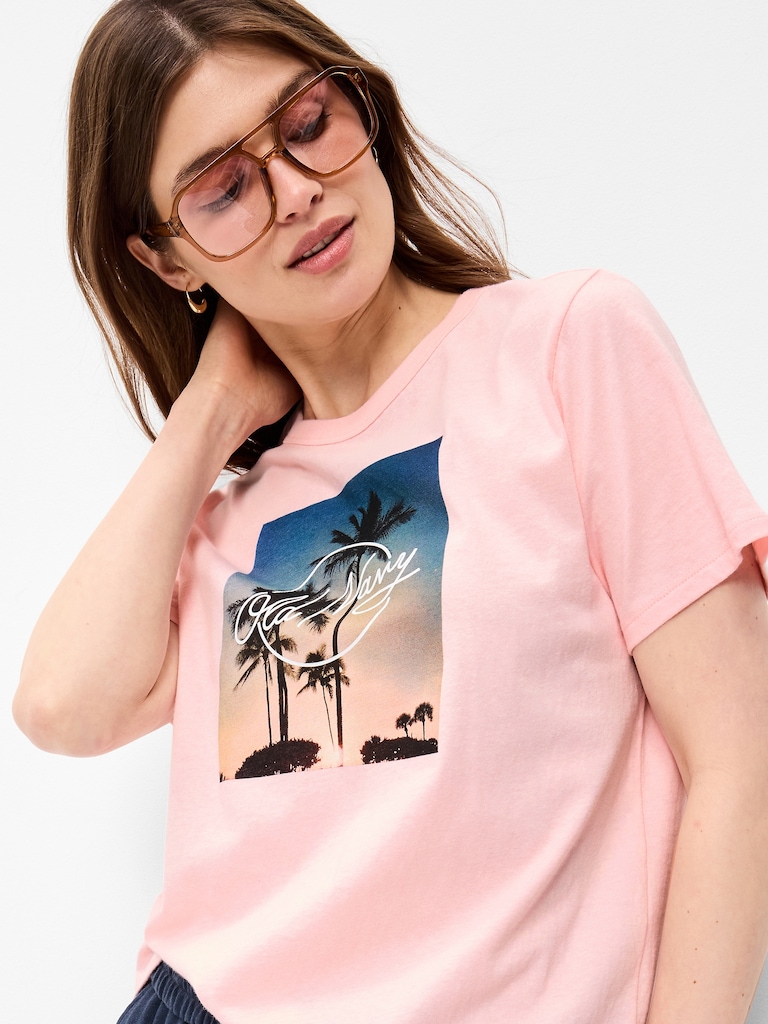 EveryWear Crew-Neck Logo-Graphic T-Shirt