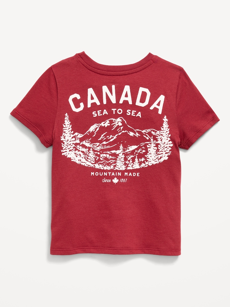 Short-Sleeve Unisex Graphic T-Shirt for Toddler