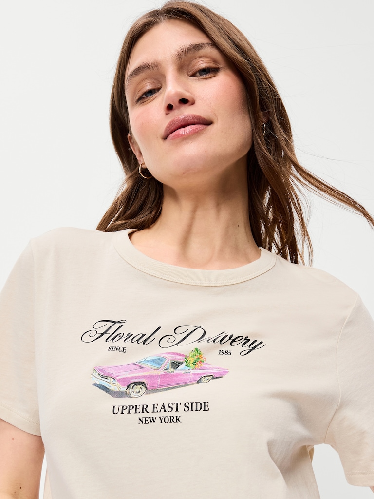 EveryWear Crew-Neck Graphic T-Shirt