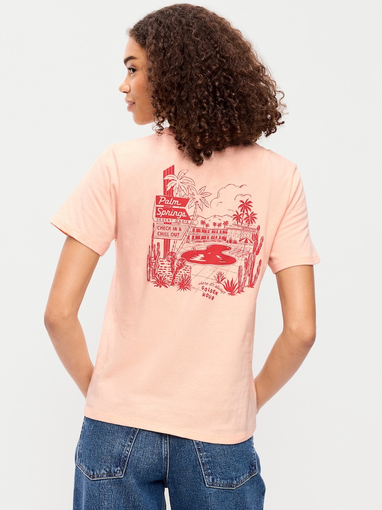 EveryWear Crew-Neck Graphic T-Shirt
