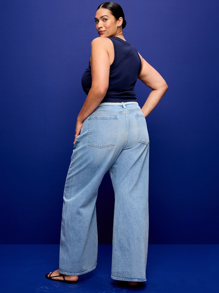 Mid-Rise Twisted-Seam Flare Jeans