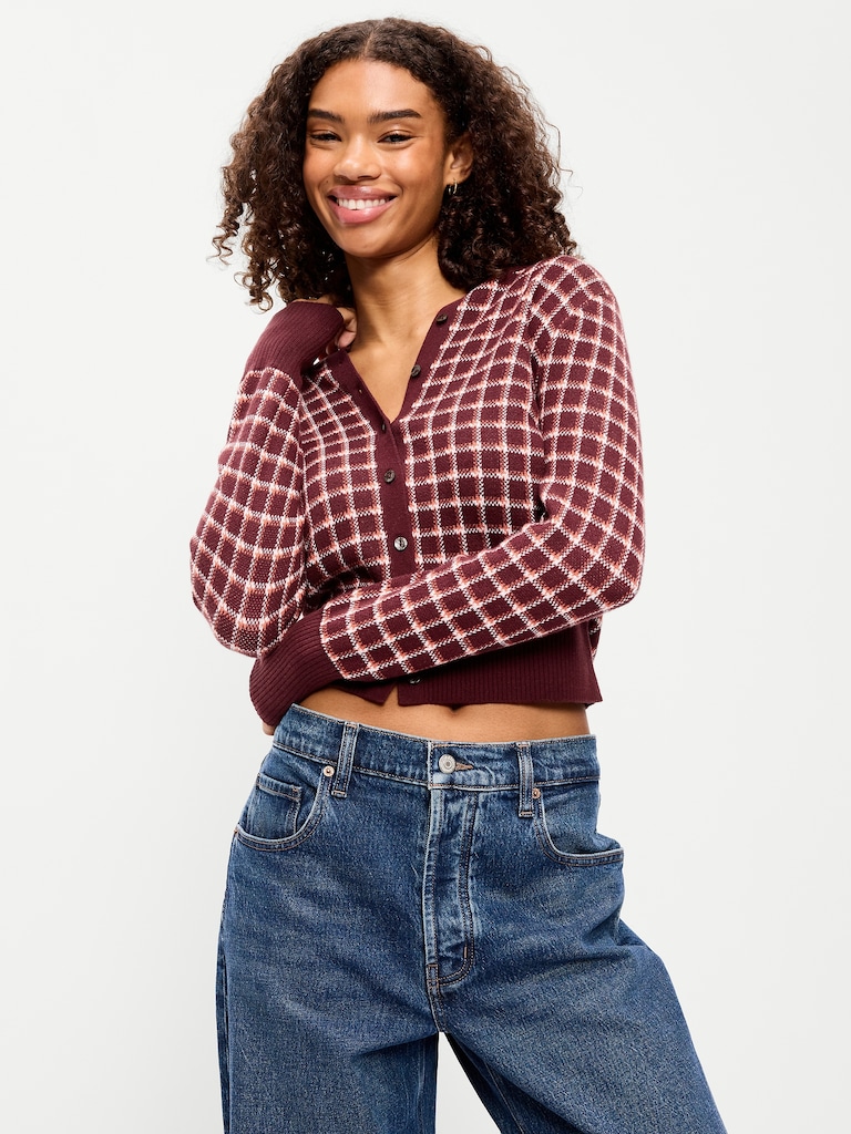 SoSoft Crew-Neck Cardigan Sweater