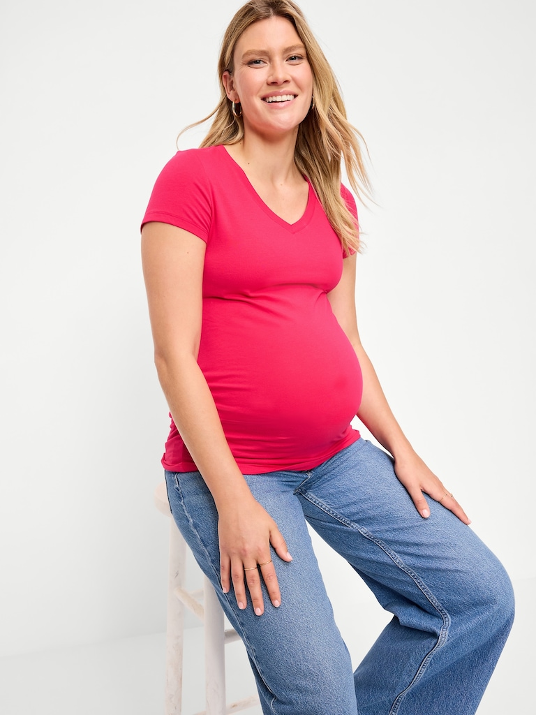 Maternity V-Neck T-Shirt