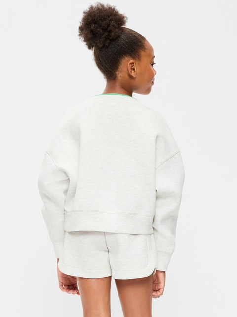 Bounce Fleece V-Neck Sweatshirt for Girls