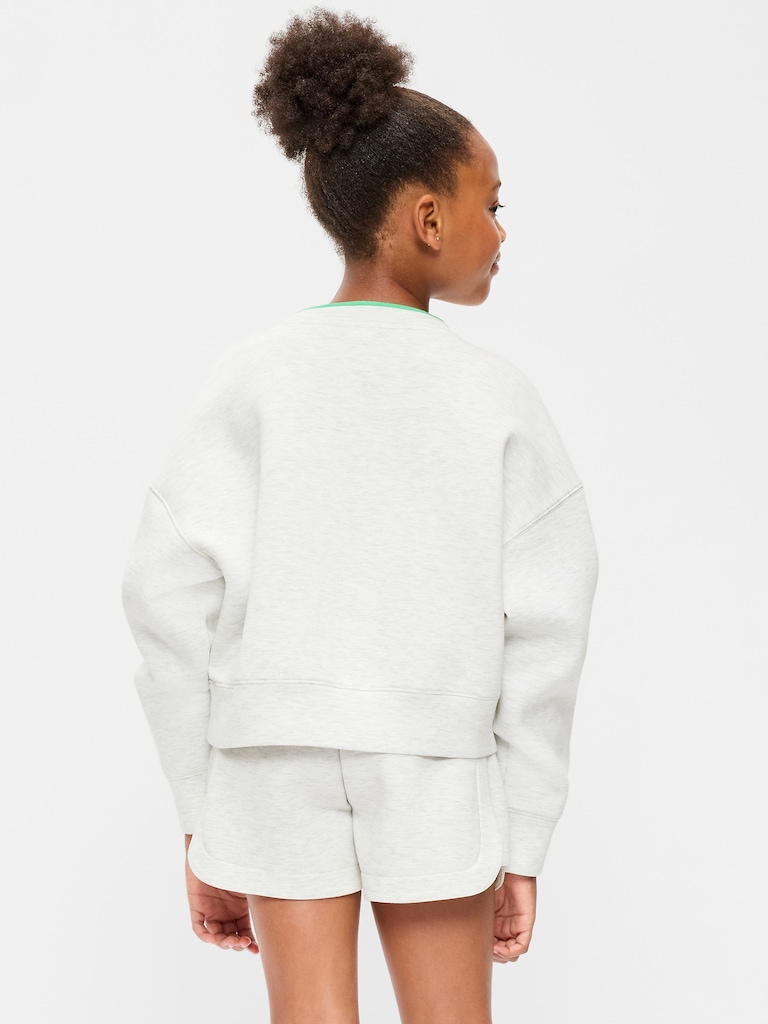 Bounce Fleece V-Neck Sweatshirt for Girls