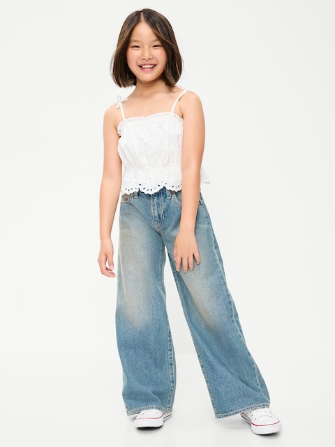 Super Baggy Wide-Leg Jeans for Girls