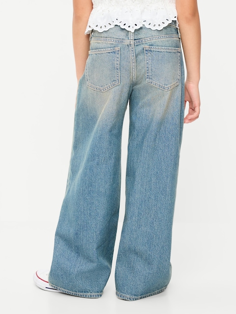 Super Baggy Wide-Leg Jeans for Girls