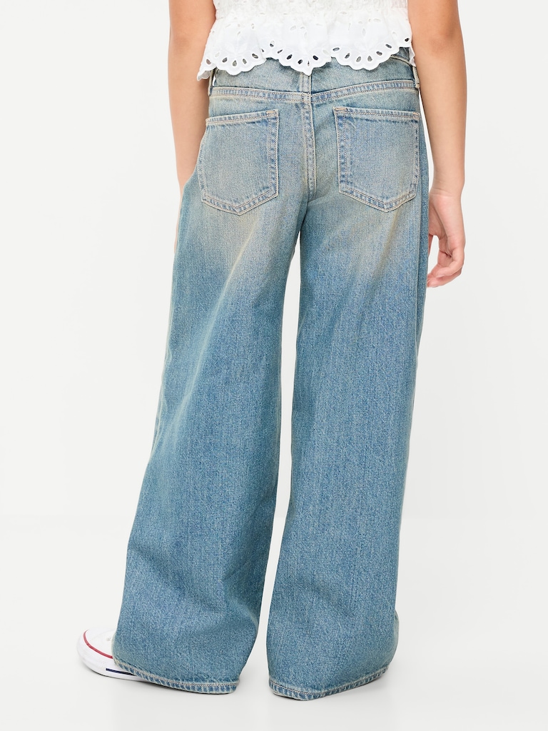 Super Baggy Wide-Leg Jeans for Girls