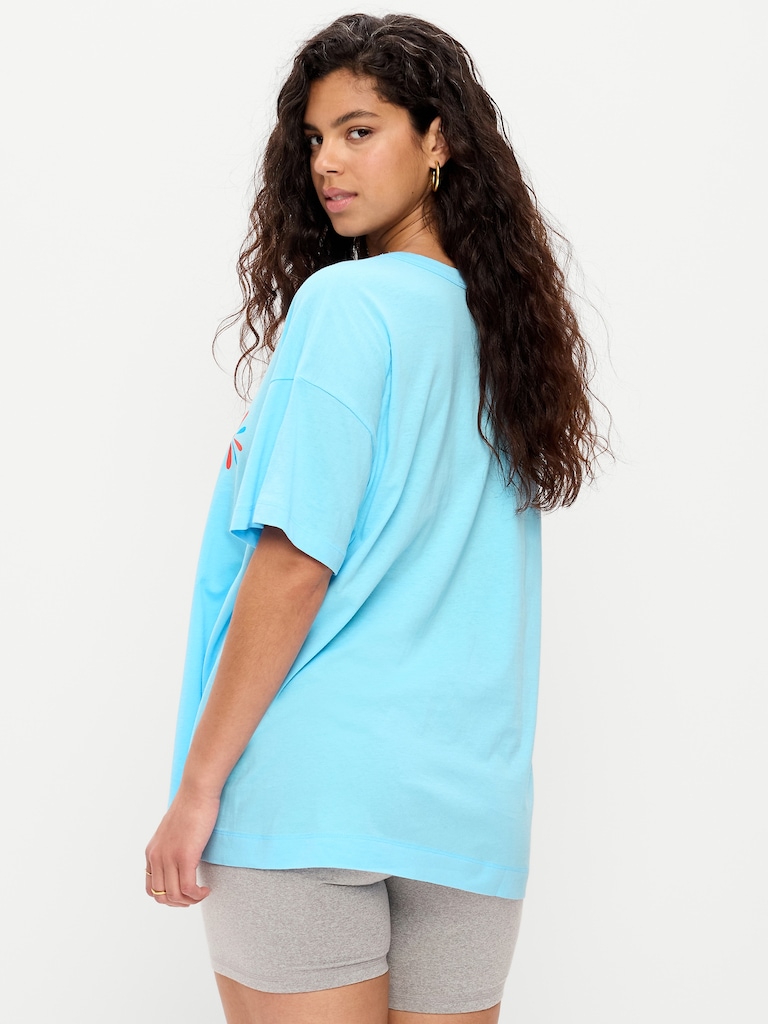 Hello Kitty® Oversized Graphic Tunic T-Shirt