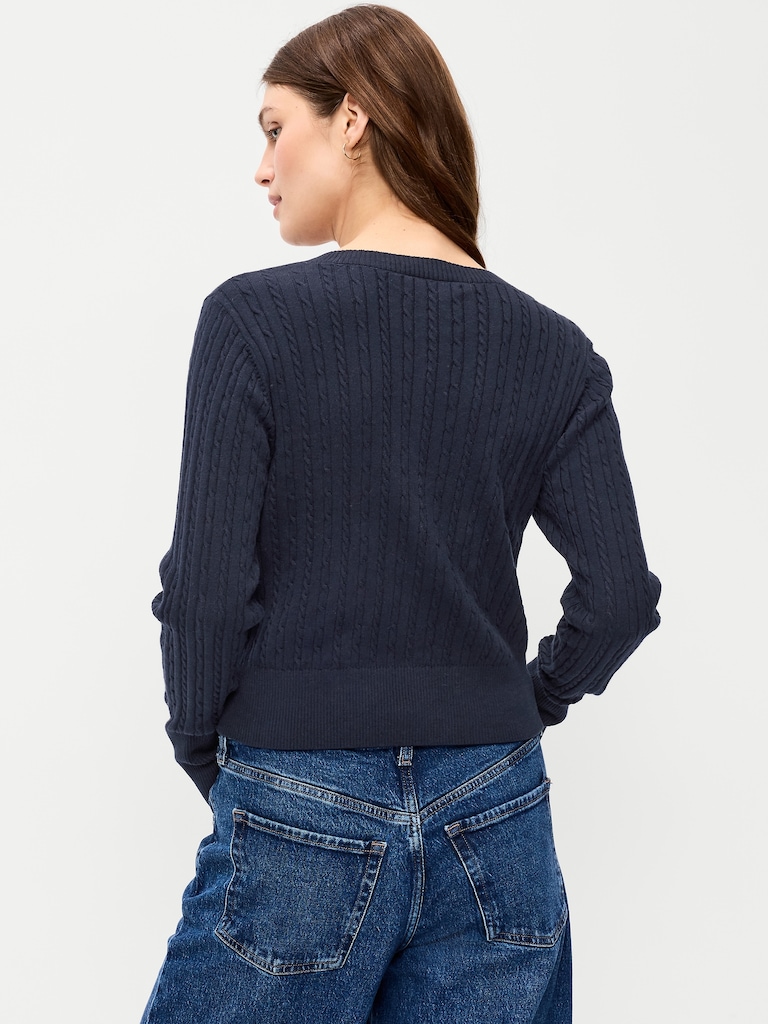 SoSoft Crew-Neck Cardigan Sweater
