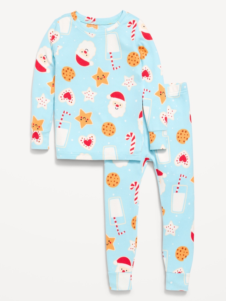 Cozy Printed Snug-Fit Pajama Set for Toddler & Baby