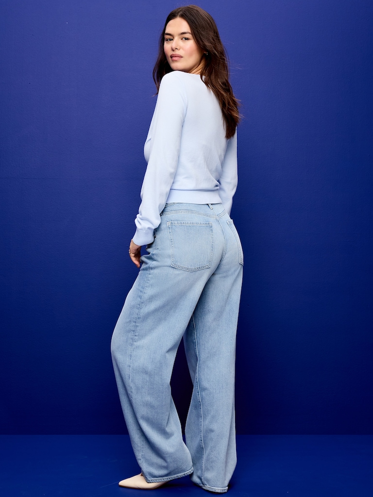 Low-Rise Loose Jeans