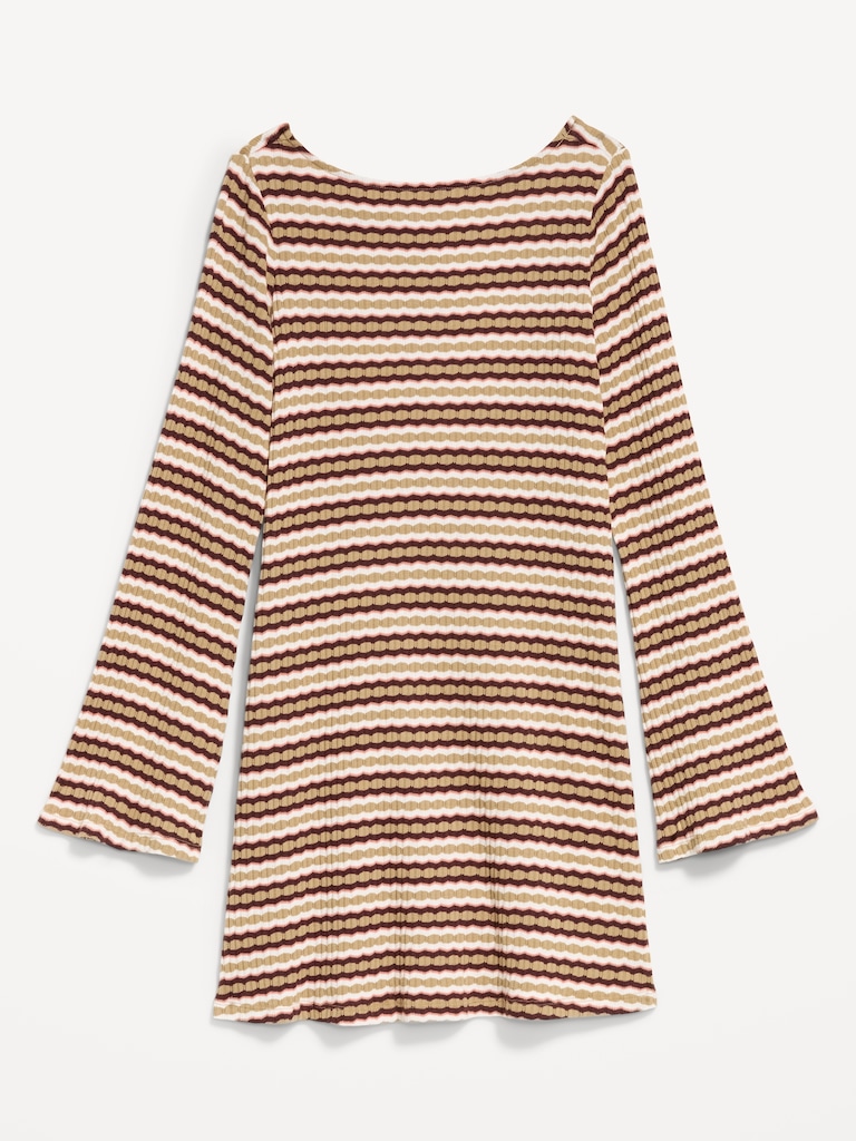 Pointelle Rib-Knit Cover-Up