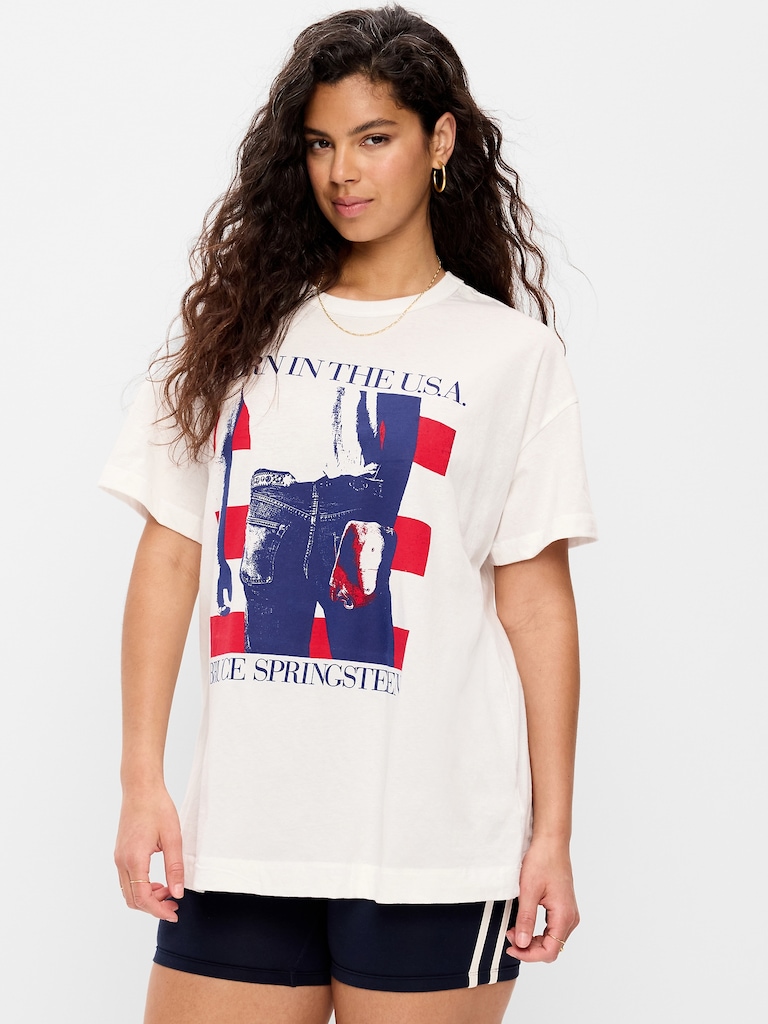 Bruce Springsteen™ Oversized Tunic T-Shirt