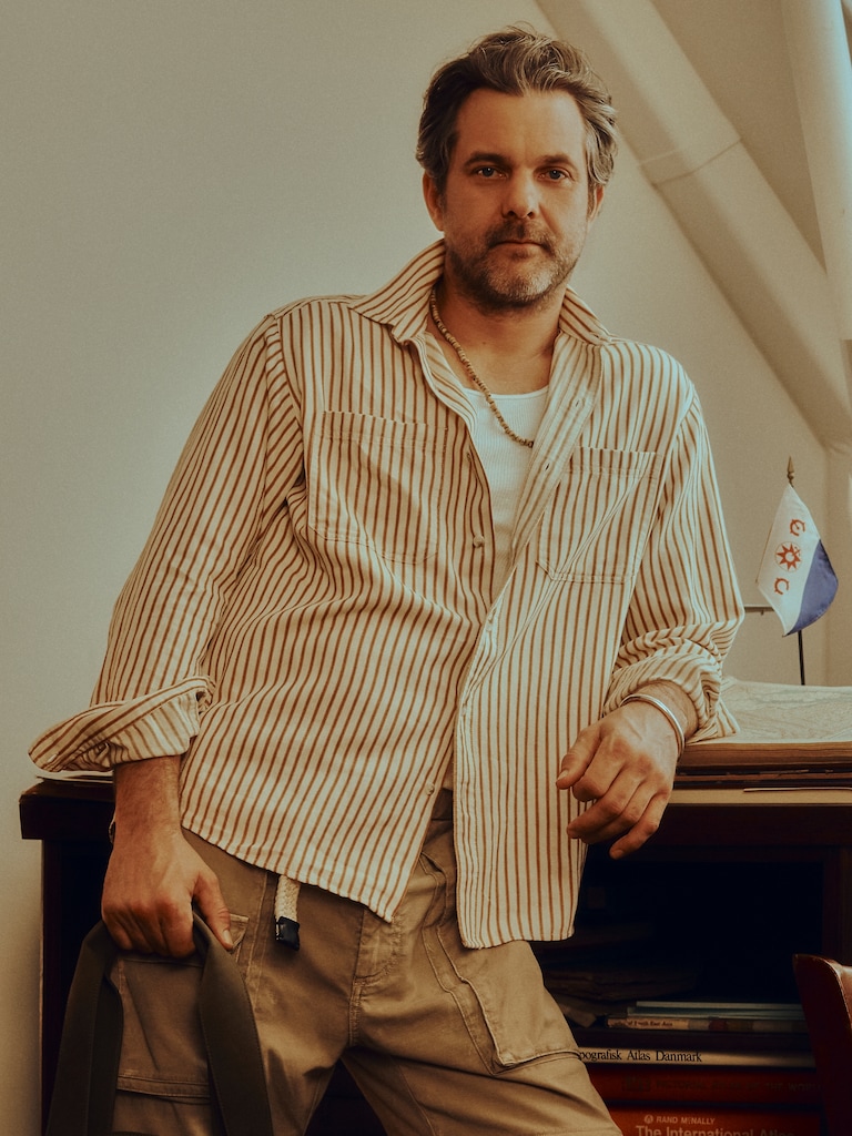 Archive Reissue Ticking Shirt in Cotton-Hemp