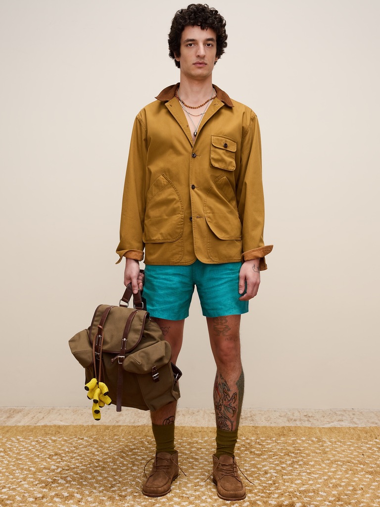 Archive Reissue Walking Jacket with Suede Collar