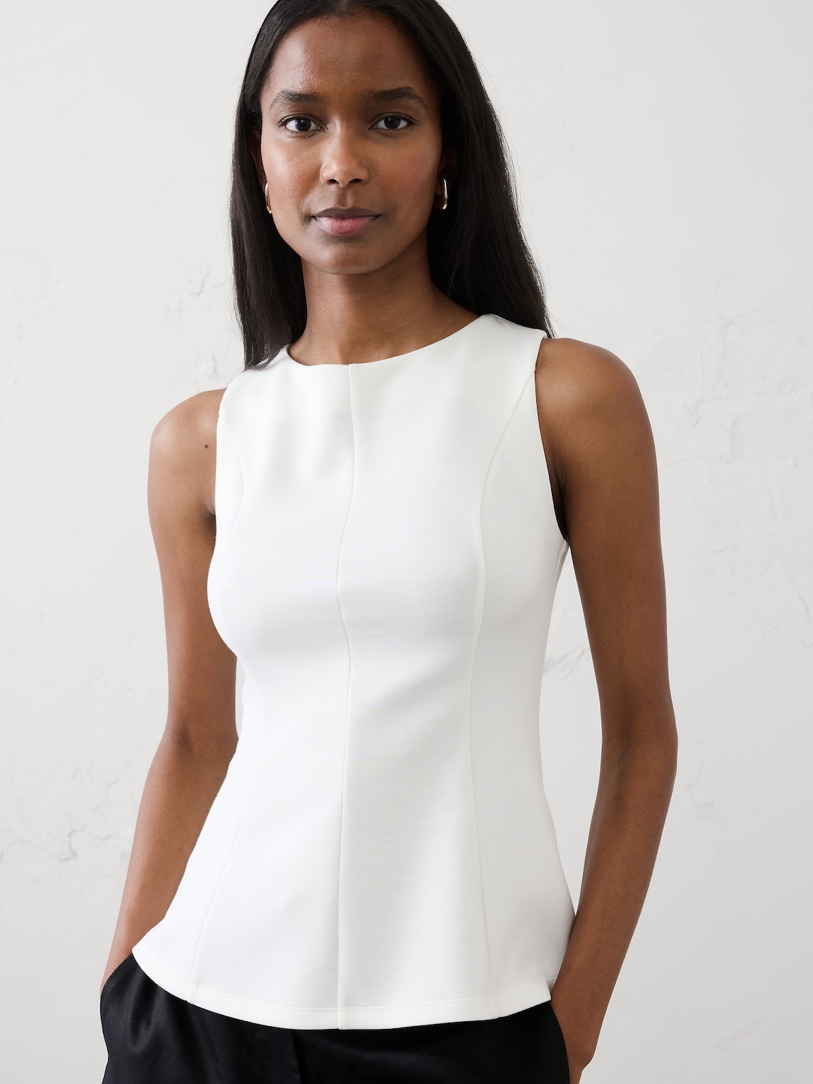 Soft Touch Peplum-Hem Top