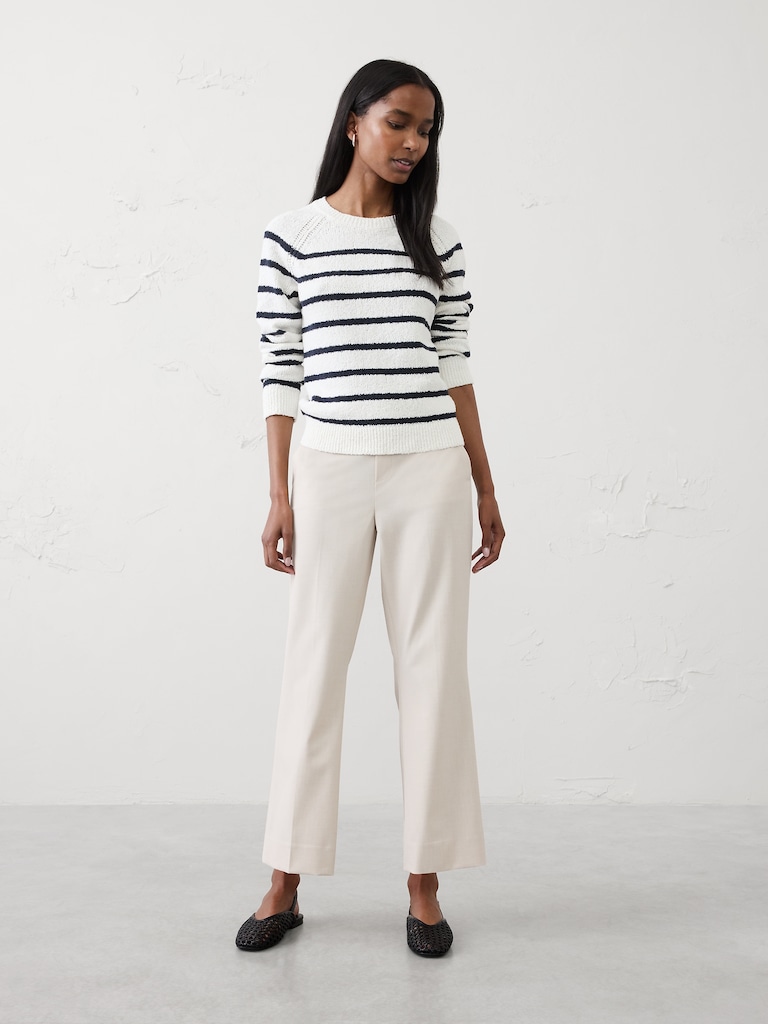 Hayden Sculpted Bootcut High-Rise Stretch Cropped Pant