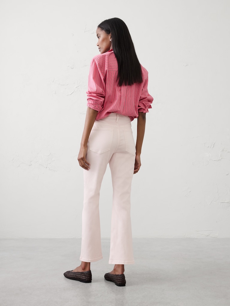 Bootcut High-Rise Cropped Jean