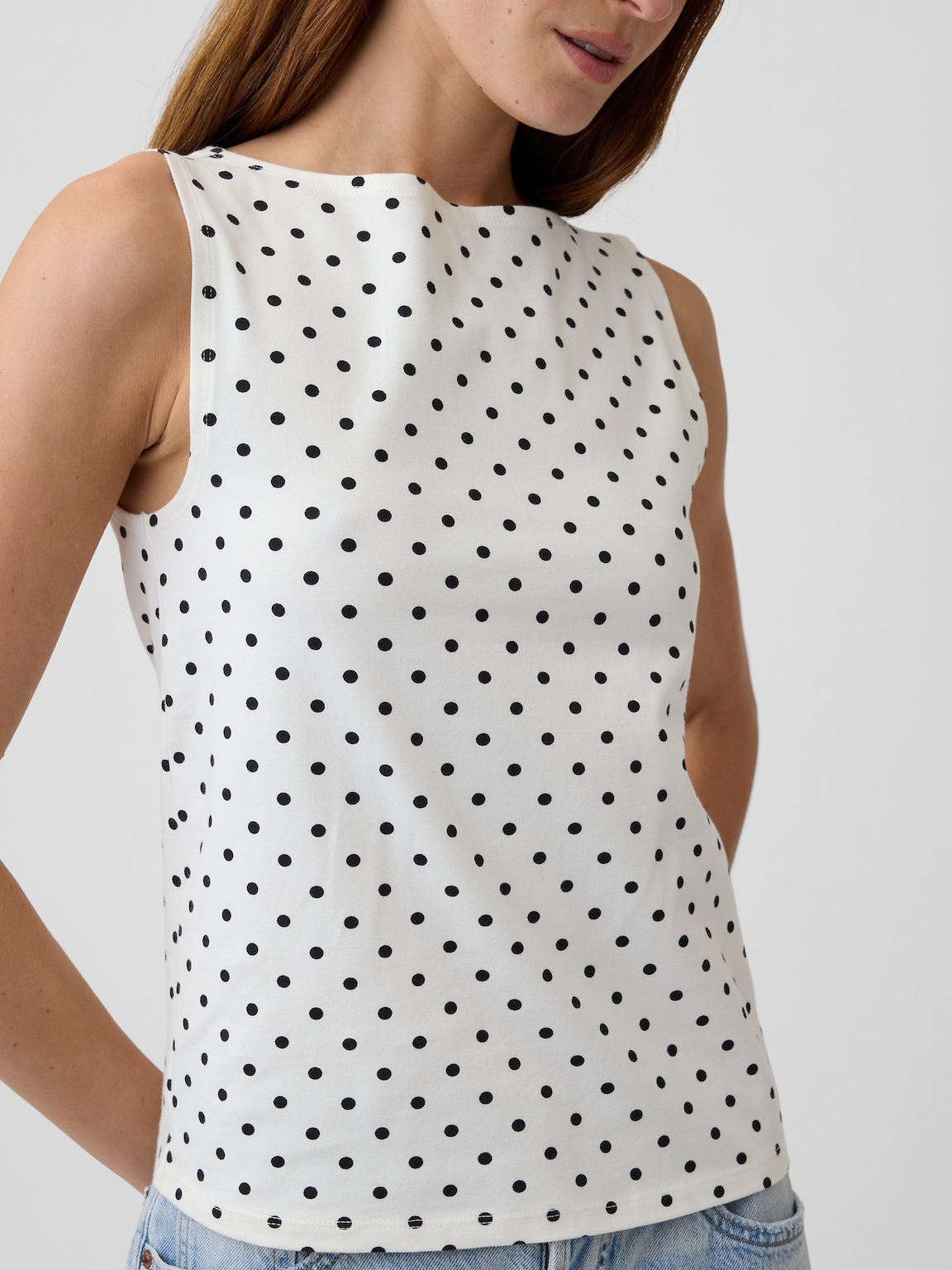 Boatneck Tank Top