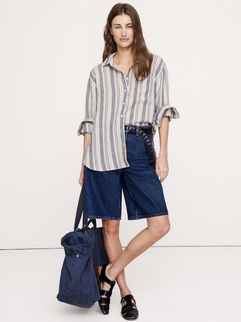 The Oversized Linen Shirt