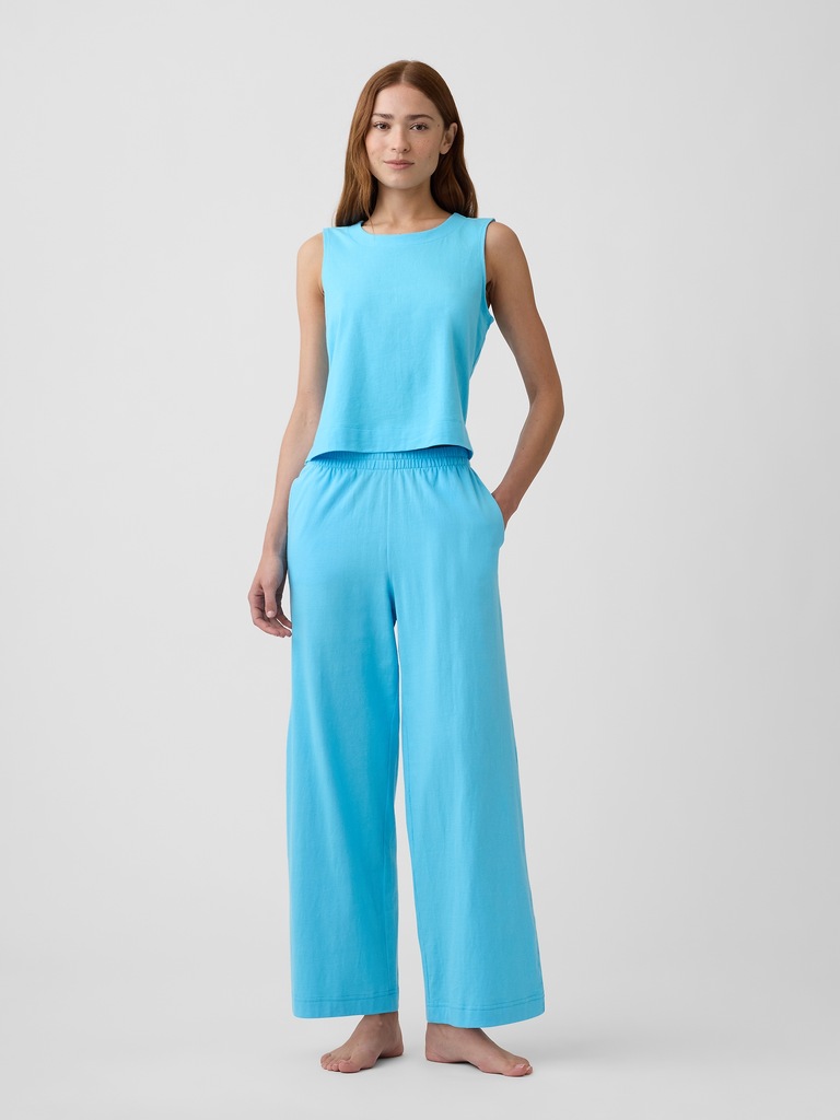 Crewneck PJ Shell Tank Top