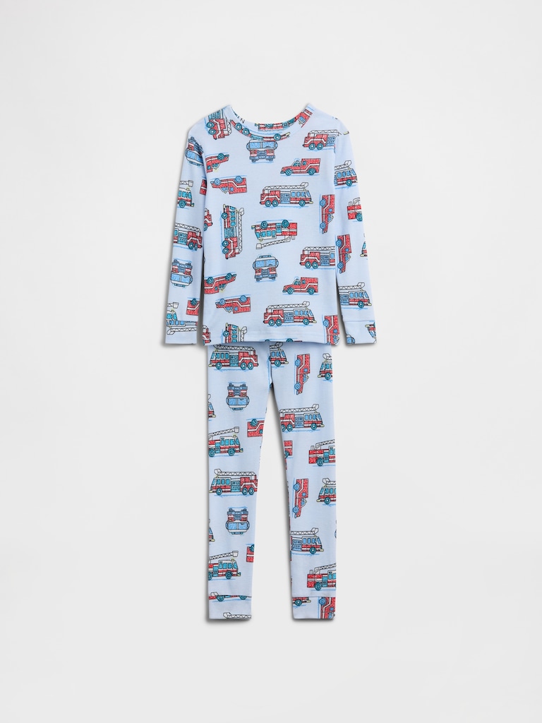 babyGap Fire Truck Print PJ Set