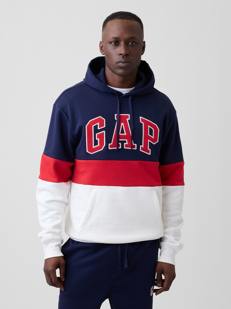 Relaxed Gap Logo Colorblock Hoodie