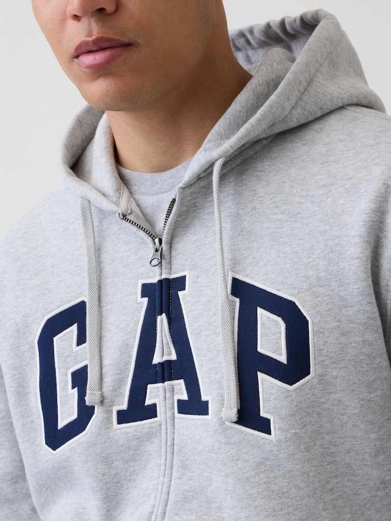 Adult VintageSoft Arch Logo Zip Hoodie