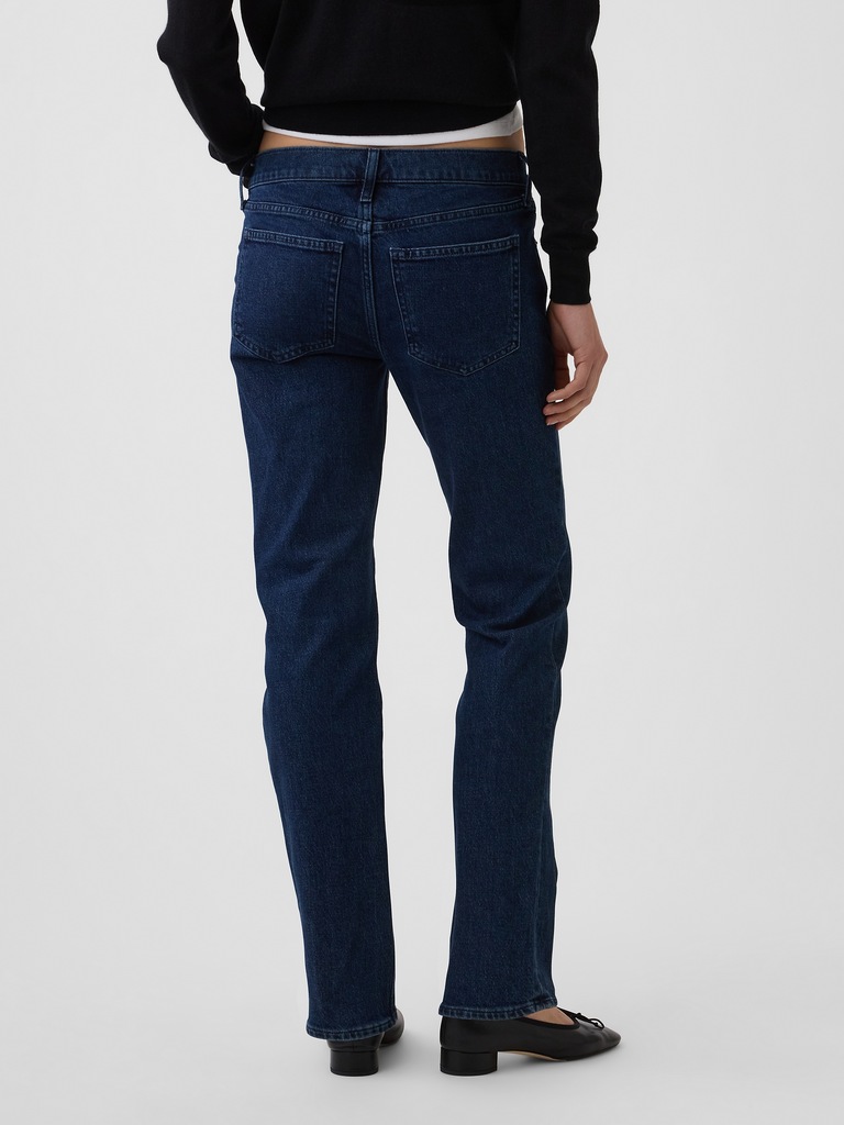 Low Rise '90s Slim Straight Jeans