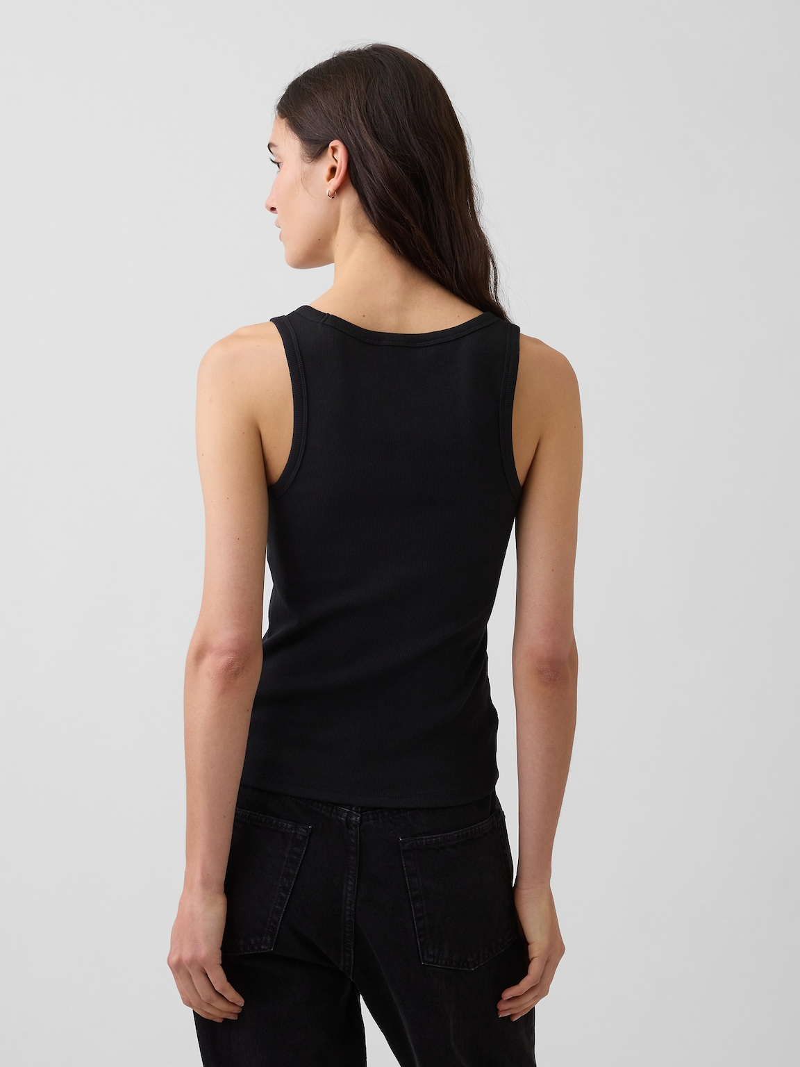 Rib Scoop Tank Top