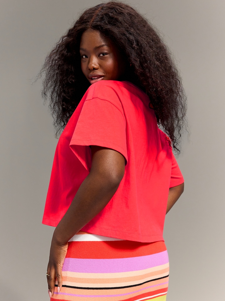 Old Navy x Christopher John Rogers Crop T-Shirt