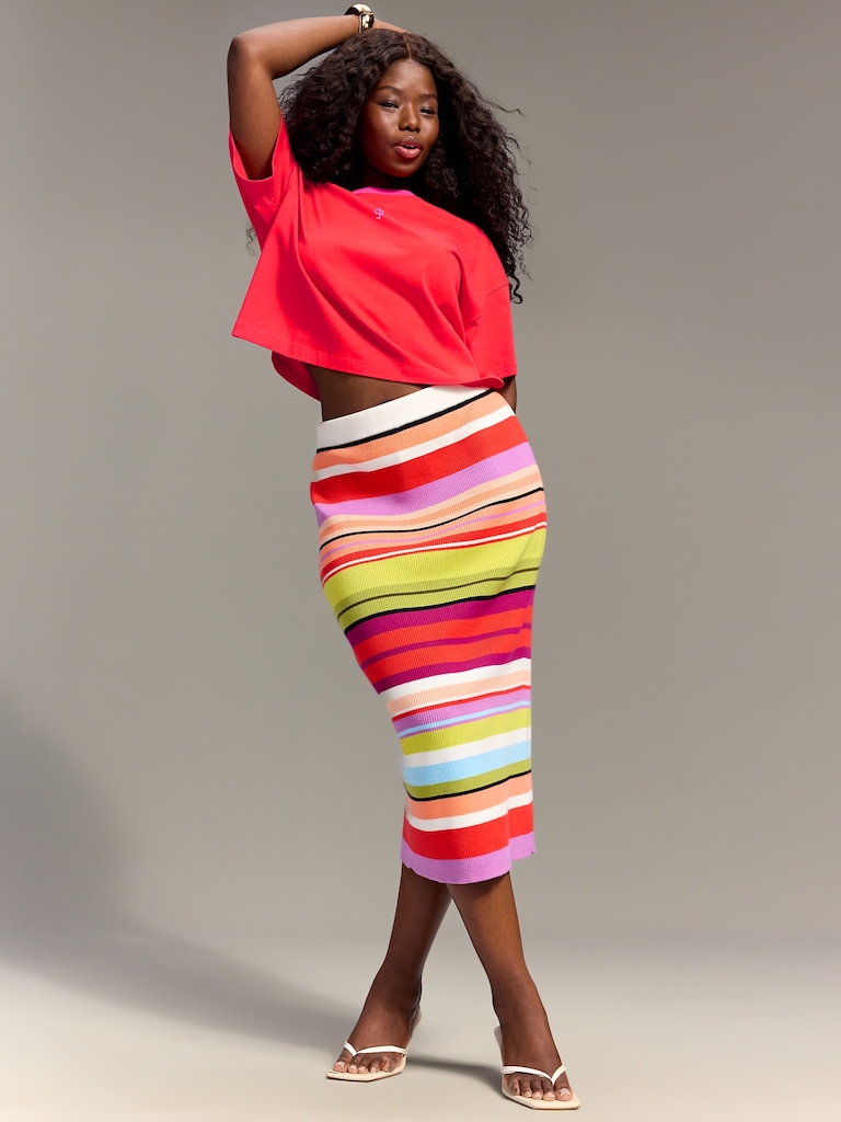 Old Navy x Christopher John Rogers Crop T-Shirt