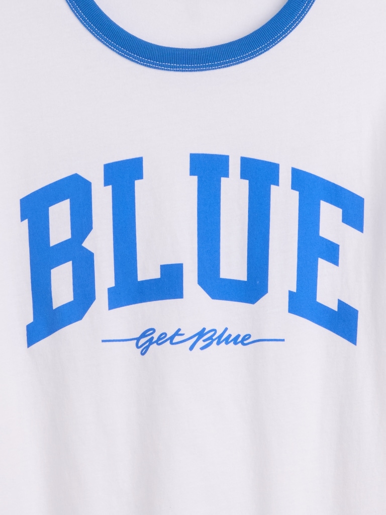 Kids Get Blue Ringer Graphic T-Shirt