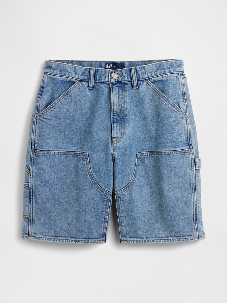 9" Denim Carpenter Shorts
