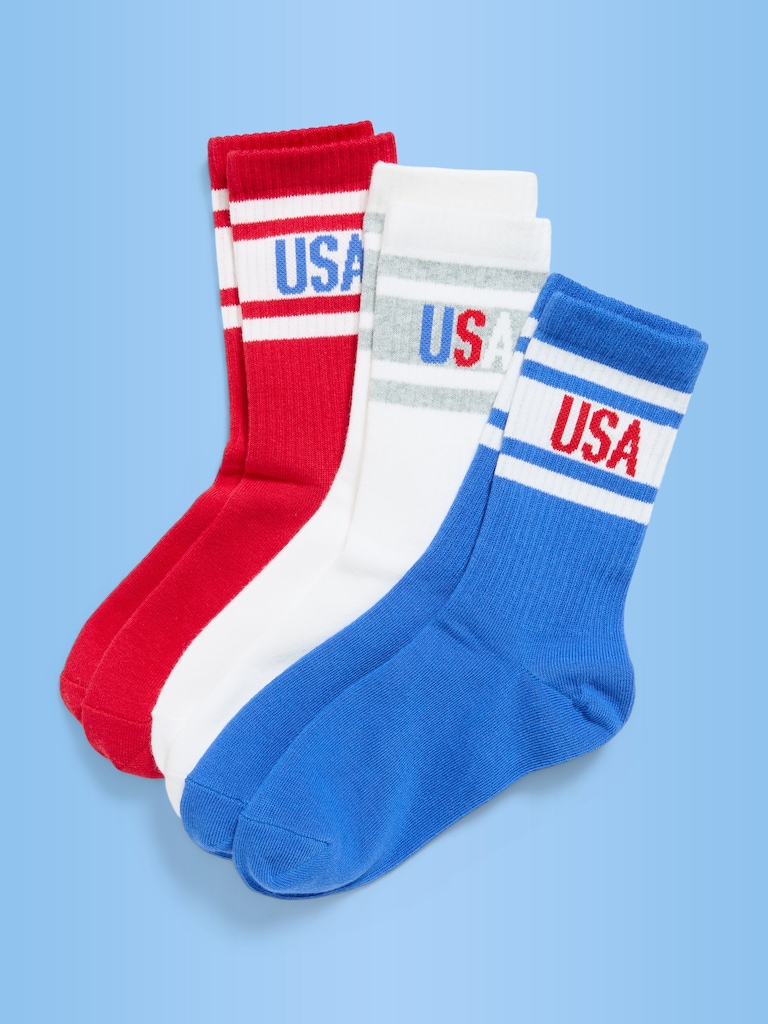 FIFA World Cup 26™ USA Crew Socks 3-Pack for Boys