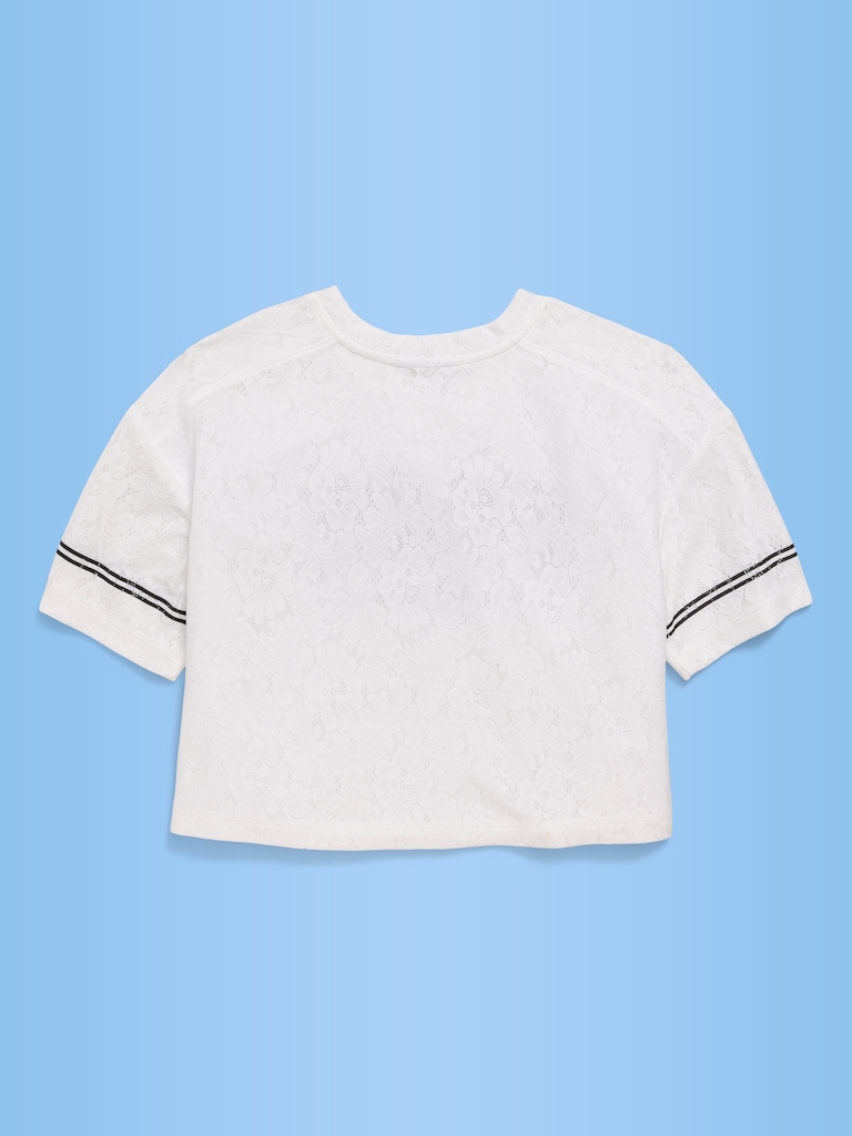 FIFA World Cup 26™ Germany Boxy Lace V-Neck T-Shirt for Girls