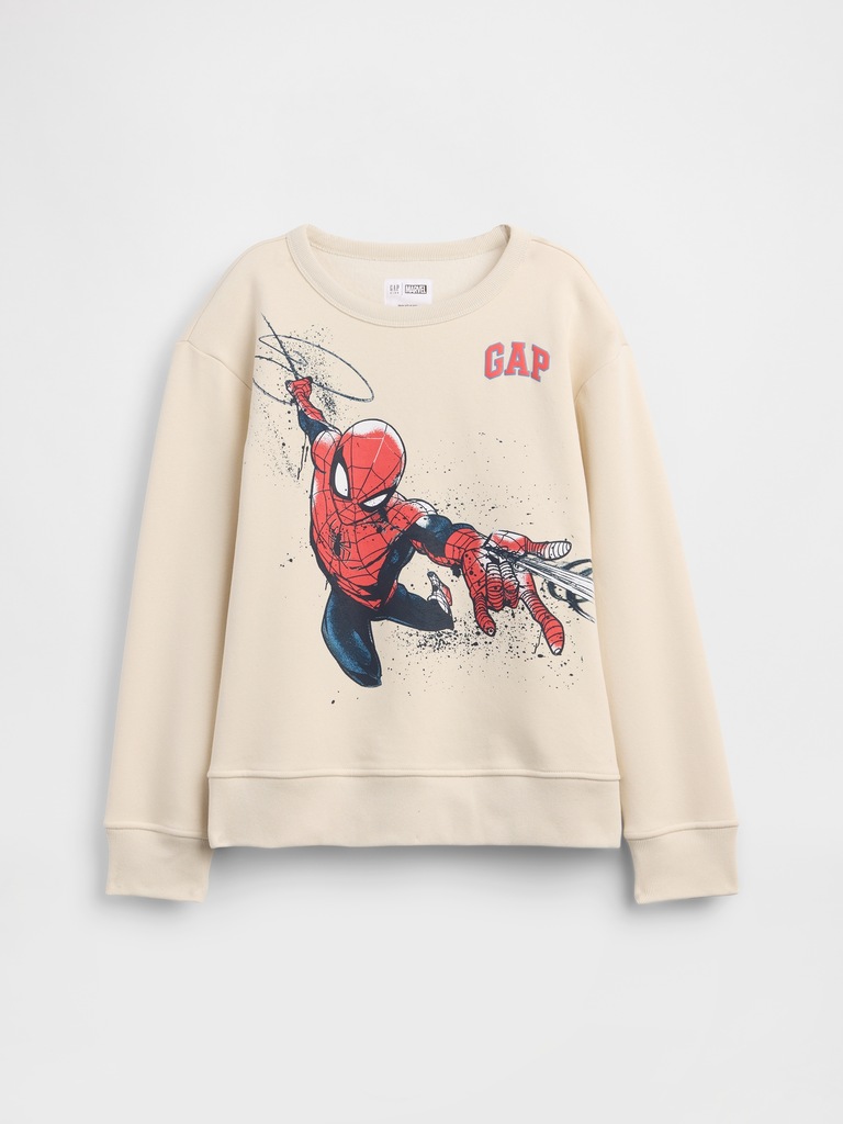 GapKids Marvel Spider-Man Relaxed Crewneck Sweatshirt