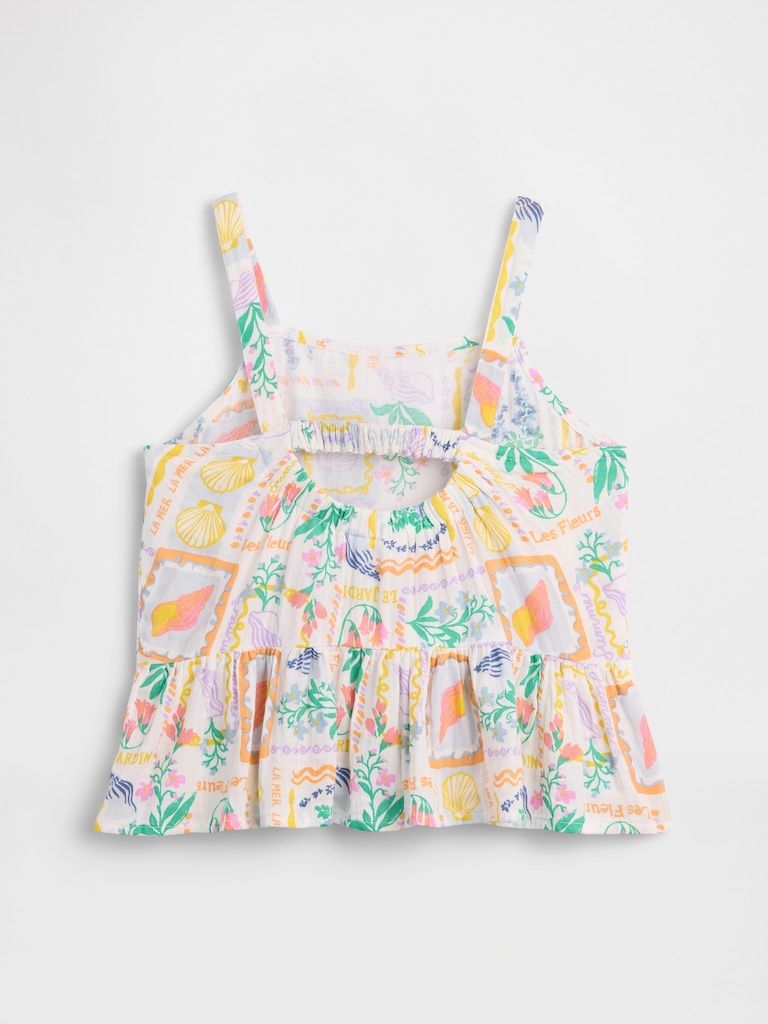 Kids Peplum Tank Top