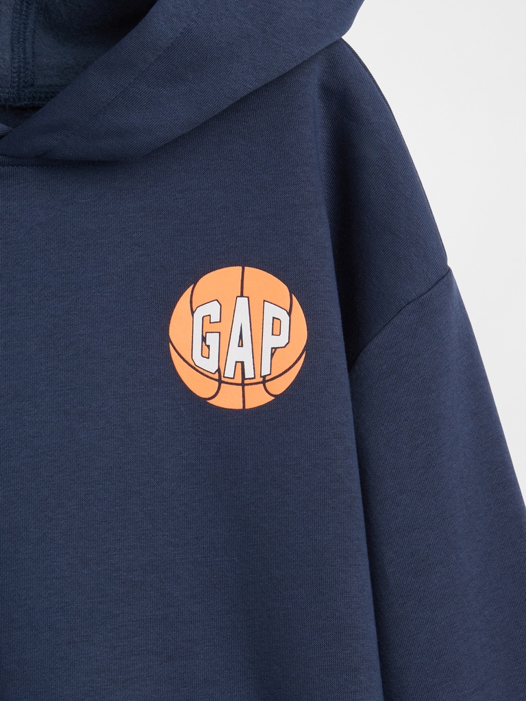 Kids Relaxed Graphic Hoodie