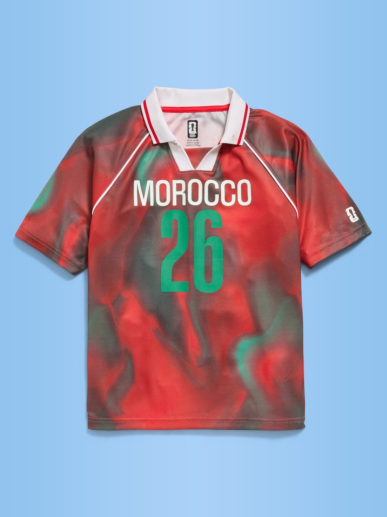FIFA World Cup 26™ Morocco Lifestyle Collared Jersey T-Shirt for Kids