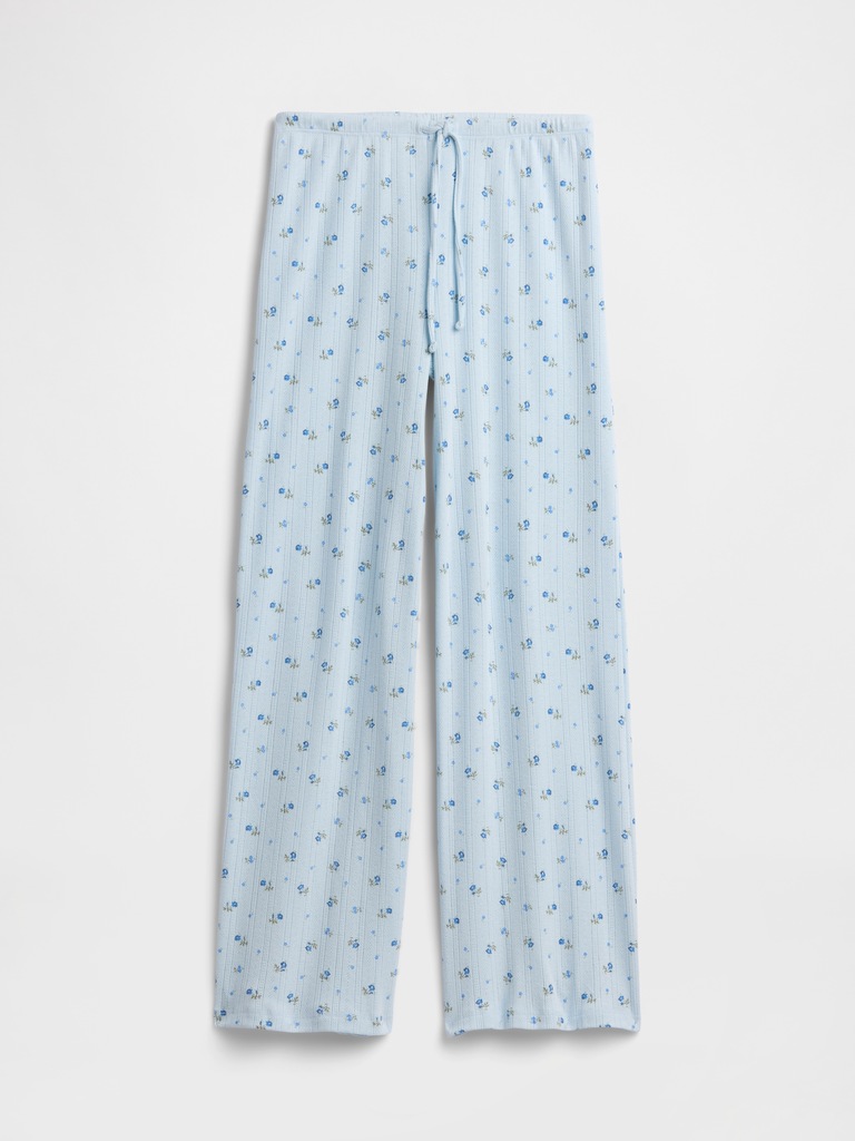 Relaxed Pointelle PJ Pants