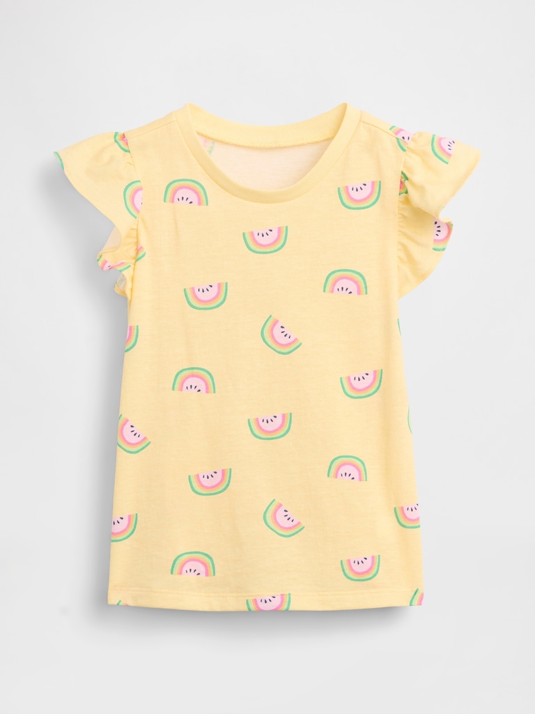 babyGap Print Flutter Sleeve T-Shirt