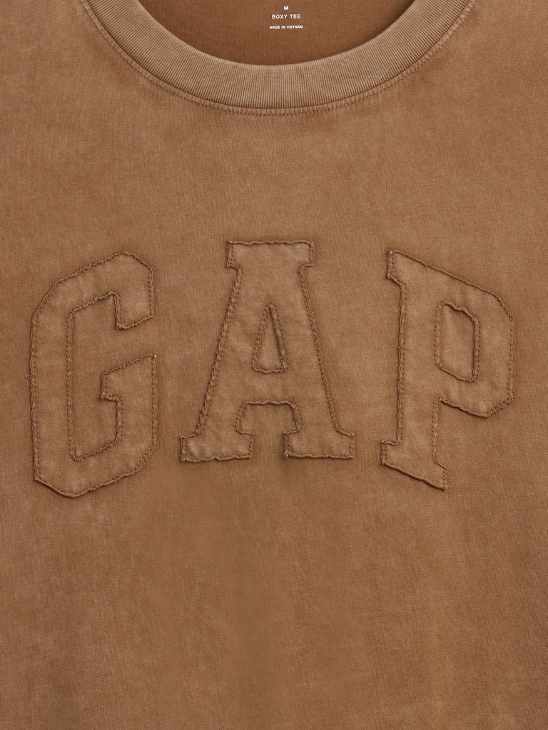 Everyday Soft Boxy Gap Logo T-Shirt