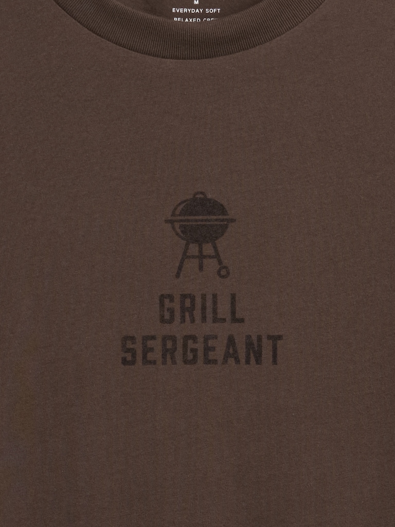 Everyday Soft Relaxed Grill Sergeant Graphic T-Shirt