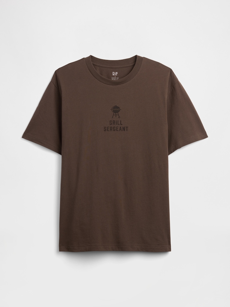 Everyday Soft Relaxed Grill Sergeant Graphic T-Shirt