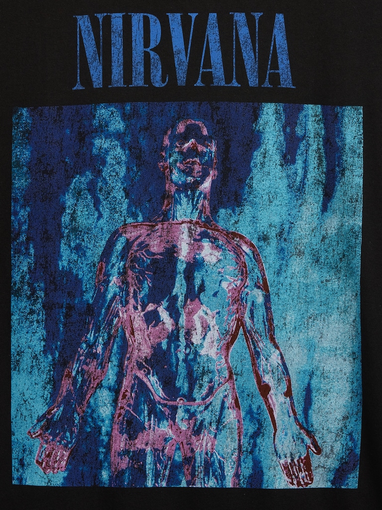 Nirvana Heavyweight Crop Graphic T-Shirt